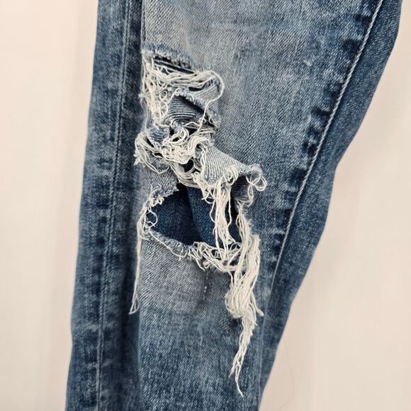 American Eagle Men's Distressed Next Level Airflex Skinny Jeans Size 29x30 - Picture 11 of 14